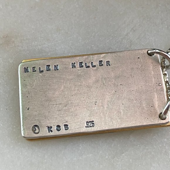 KCB Necklace Helen Keller Quote - Picture 7 of 13